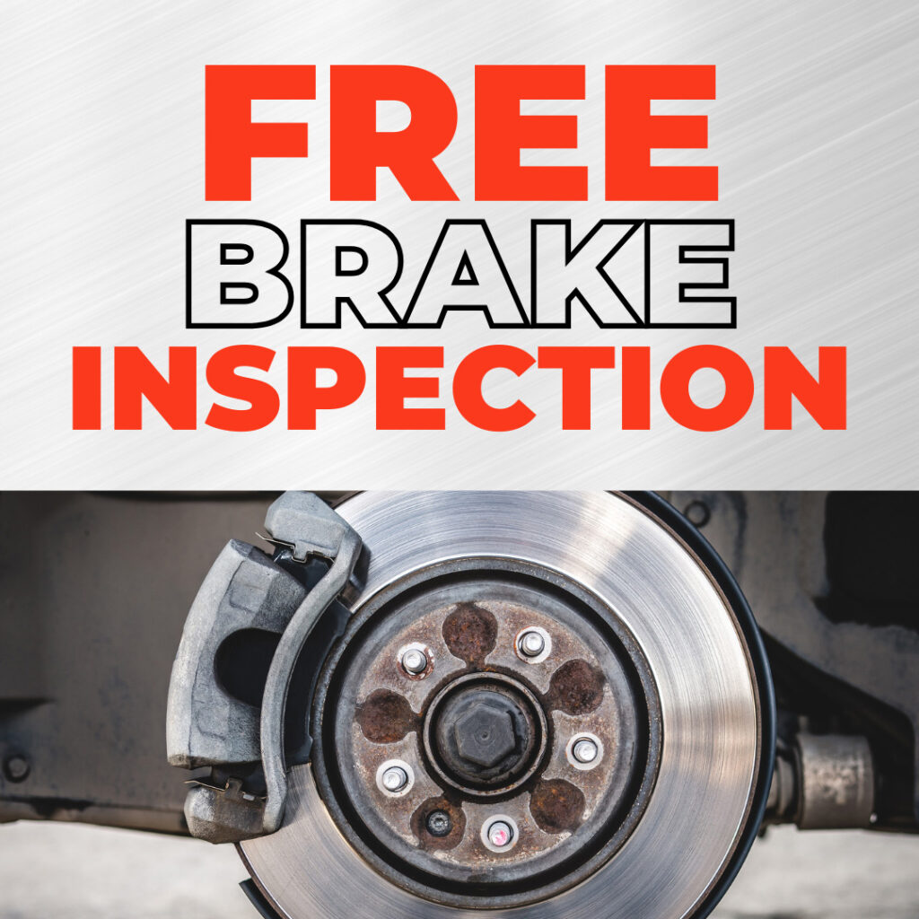 Ad for free brake inspection in Pompano Beach
