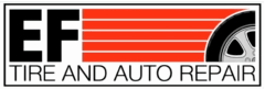 Logo of EF Tire and Auto Repair a car repair shop in Pompano Beach, FL